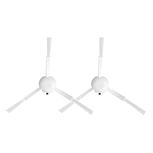 Reverbo Side Spinning Brushes | Replacement Parts Compatible with Mi Robot Vacuum X10 | Robotic Vacuum Accessories | Durable Nylon Bristles | Easy Fit | Set of 2