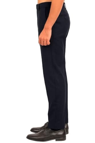 HPCL Hindustan Petroleum Official Uniform Nozzle Man Pant – Navy Blue Formal Workwear (in, Numeric, 36, Regular) 4