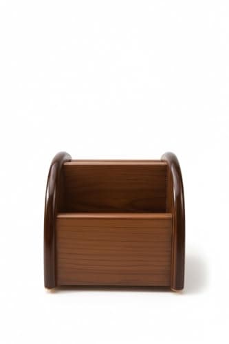 Premium Wooden Pen Stand & Mobile Holder | Desk Organizer for Office, Home & Study Table | Multipurpose Stationery Organizer with Compartments 4