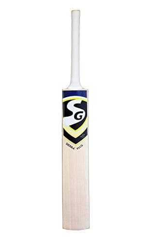 Sg Sierra Plus Kashmir Willow Cricket Bat (Size: Short Handle,Leather Ball), Multicolour, Wood 3