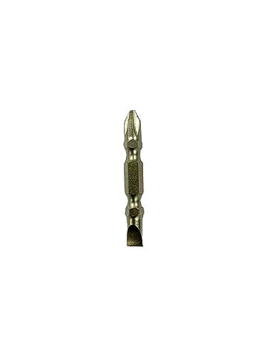 Jon Bhandari Tools 50mm Magnetic Power Double Ended Screwdriver Bits Set – PH2 Phillips & SL6 Slotted Tips – 2-in-1 Flat & Cross Head Drill Bits (Pack of 10) for Electric, Cordless & Impact Drivers 3