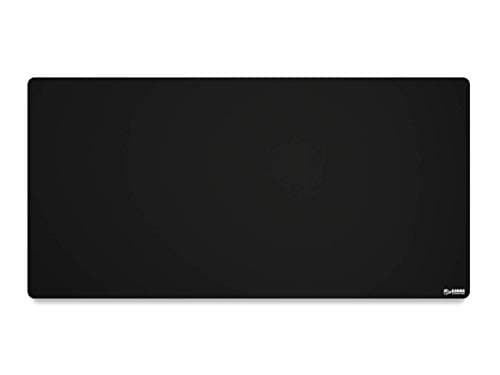 Glorious PC Gaming Race XXL Extended Gaming Mouse Mat Pad-Large Wide Long Black Mousepad Stitched Edges(Black)