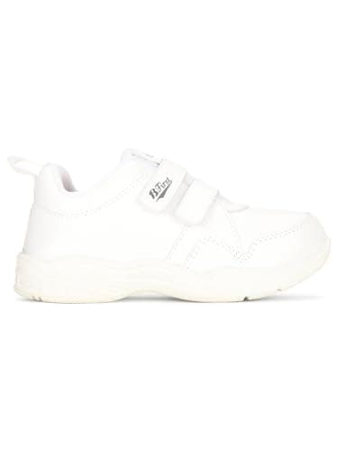 Bata Manny E 24 Kids's White Casual Shoes - 3 UK (4511009) 2