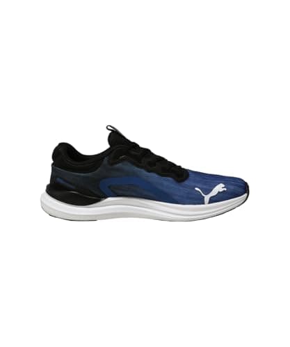PUMA | UltraFlux Lite Men's Lightweight Running Shoes | Feather Gray-Clyde Royal-Black | 8UK 3