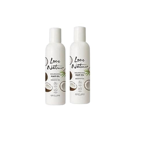 Love Nature Nourishing Hair Oil with Coconut Oil, 100ml, (Pack of 2)