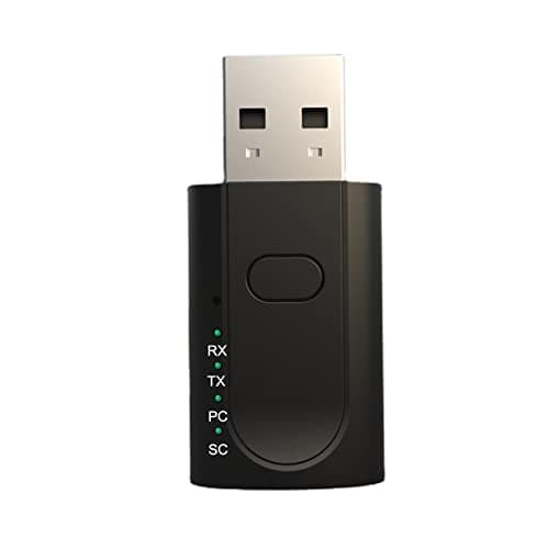 SHOPORA® USB Bluetooth 5.1 Transmitter Receiver 4-in-1 3.5mm AUX for Headphones PC | Consumer Electronics | TV Video & Home Audio | TV Video & Audio Accessories | Audio/Video Transmitters