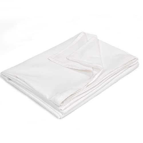 BLOCKS OF INDIA Cotton Duvet/Quilt/Comforter/Rajai Cover (Twin, 300 Threadcount), Zip, Solid