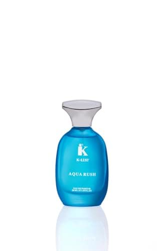 K-Lust Aqua Rush Perfume for Men (50ml) | Long Lasting Fresh Aquatic Citrus Fragrance | Premium Eau De Parfum | Daily Wear Scent for Men