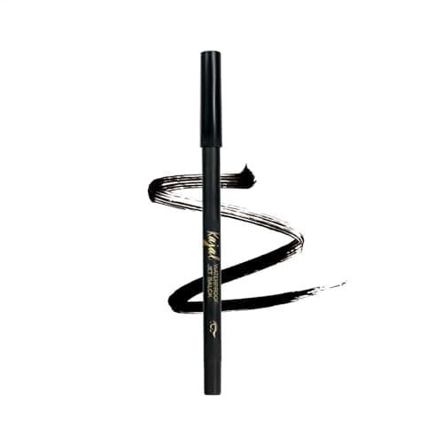 HUDA GIRL Long-Lasting Waterproof Kajal Pencil for Women & Girls | Smudge-Proof, Intense Natural Black, 24-Hour Stay, Smooth Glide Eye Kajal for Daily Use & Professional Makeup