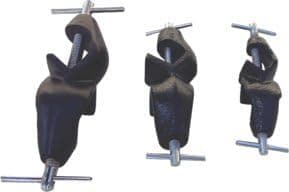 WKM Boss Head Clamp – Heavy-Duty Iron Retort Stand Holder, Fits Rods Up To 25mm, Black Powder Coated, Ideal for Laboratory Support Setups