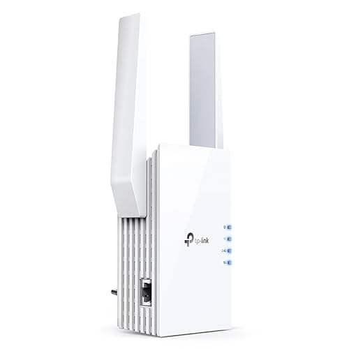 TP-Link AX1500 Wi-Fi 6 Range Extender, Up to 1500 Mbps Speed, Next-Gen Dual Band WiFi Booster, Wireless Repeater with Gigabit Port, 2 External Antennas, Easy Set-Up (RE505X) 3