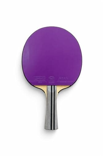 Xportgear Table Tennis Racket Paired with Yinhe Rubbers | Pro Setup | Power Spin Control | Professionally Glued | ITTF Approved. (Carbon Blade with Yinhe Rubbers Black and Violet)