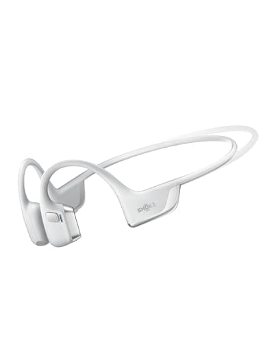 SHOKZ Openrun Pro 2 Mini Bone Conduction Sport Headphones, Open Ear Wireless Earphones With Bluetooth 5.3, Noise Cancelling Mics, IP55 Waterproof, 12H Playtime For Running, USB-C Quick Charge (Silver)
