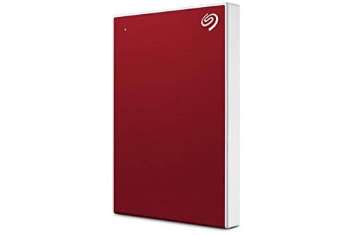 Seagate Backup Plus Slim 2 TB External HDD – USB 3.0 for Windows and Mac, 3 yr Data Recovery Services, Portable Hard Drive, 6 Month Mylio Create and Dropbox Plan – Red (STHN2000403)