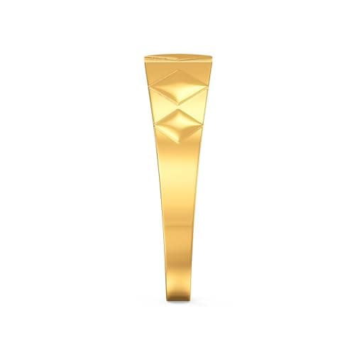 Joyalukkas 22 k (916) Rocking Macho Designer Mens Gold Ring 2