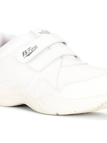 Bata Unisex Velcro School Shoes - White (13 UK) (3511010) 5