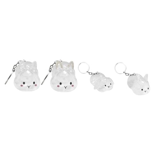 Meadawgs® Pet Hair Collector Pet Memorial Gifts Keepsake Portable Memorial Storage Box Blush Rabbit|Clothing, Shoes & Accessories | Womens Accessories | Key Chains, Rings & Finders 4