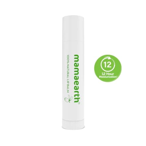 Mamaearth Nourishing 100% Natural Lip Balm with Vitamin E and Shea Butter - 4 g | 12-Hour Moisturization | Makes Lips Soft & Supple 2