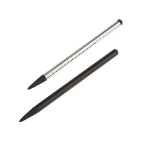 VISTORA 2Pieces Capacitive Pen Touch Screen Stylus Pens for Tablet/ipad Black+Silver|Tablet & eBook Reader Accs|Styluses 2