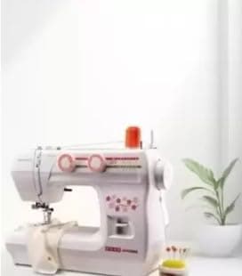 USHA Janome Wonder Stitch Electric Sewing Machine With Hard Cover, Multicolour 2