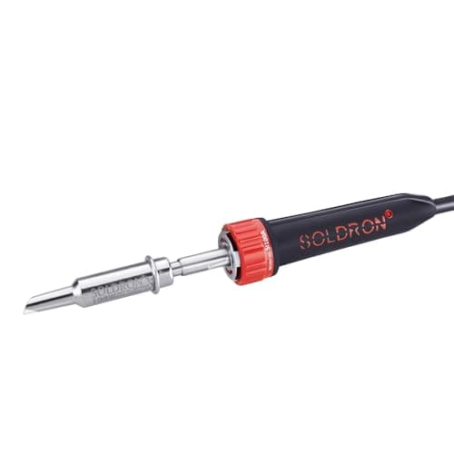 SOLDRON 100W Plug Variable Wattage Soldering Iron | Adjustable Power | Ergonomic Handle | Rapid Heating | Durable Ceramic Heater 3