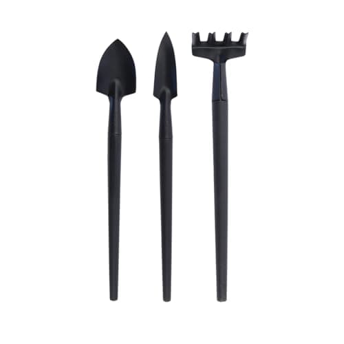 FALCON FBGT-123 Mini Garden Tool Set 3 Pcs with Shovel Trowel and Hand Cultivator Alloy Steel Durable Heavy Duty Plant Tools Kit for Home Gardening Indoor & Outdoor Plants (Multicolor)
