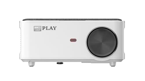 Play Full HD Native 1080P Big Screen 5G WiFi, 8000lm Remote Controller Android 3D Home Office Projector (White) 2