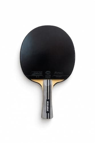 Xportgear Table Tennis Racket Paired with Yinhe Rubbers | Pro Setup | Power Spin Control | Professionally Glued | ITTF Approved. (Carbon Blade with Yinhe Rubbers Black and Violet) 2