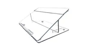 LUVYANSH Writing Table Top Acrylic Elevator Writing Desk (P.S Sheets) 7m.m(Standard Size 15 * 21 Inches) Transparent Clear with Adjustable Height (Make in India)