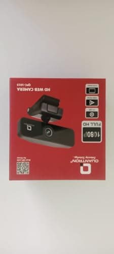 CELTON Quantron QPC-1015 HD Webcam with Built-in Microphone with Night Vision USB Connectivity (Black)