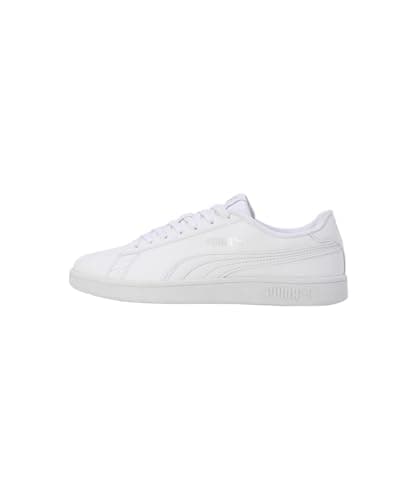 Puma | Smashic Comfort Casual Sneakers | White-Matte Silver | 9UK 2