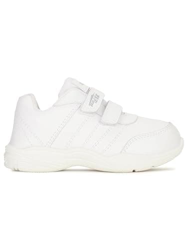 Bata Unisex Velcro School Shoes - White (2 UK) (4511111) 3