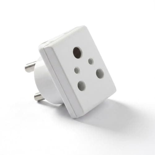 Anchor by Panasonic 16A Pilot 3 Pin Plug | Pilot 3 Pin Multiplug Plug for Home & Office Appliances | (3166, White) 2