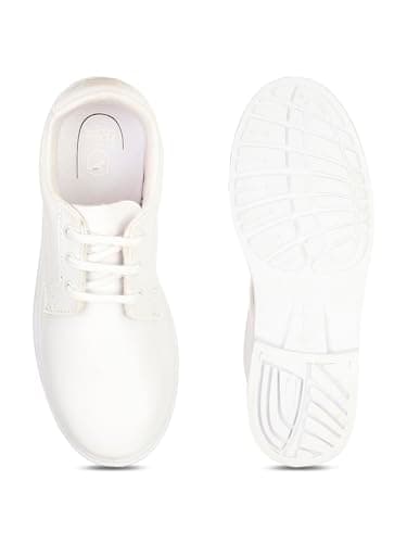 Bata Boys School Lace Up Shoes - White (3Uk) 4