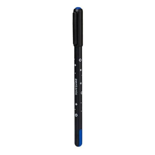 Pentonic Cipher 0.5mm Ball Pen, Black Body Blue Ink (Set of 10) 3