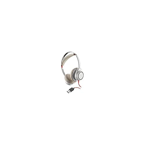 Poly Plantronics-Blackwire 7225 USB-A Headset (White)-Wired,Dual Ear (Stereo) Boomless Computer Headset-Connect to Pc/Mac Via Wired Headphones USB-A-Works with Teams,Zoom,&More,(211154-01),On Ear 5