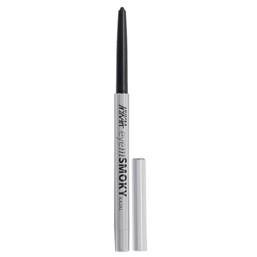 Nykaa Cosmetics Eyem Smokey Intense Gel Kajal With Free Sharpener & Smudger- Black (0.3g)