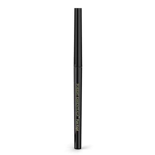 Forest Essentials Gulaab Khaas Natural Kajal Charcoal Black | Made using a traditional method with Pure Ghee & Castor Oil | Intense Cooling Pigment | For Daily Use 3