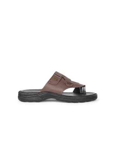 Bata Men Toe Ring Sandal - BROWN 7 (UK) 2