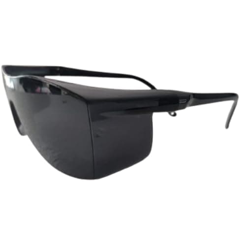 Safety Black Dark Goggles for Eye Protection – Cataract, UV,Scratch Resistant,Laser Surgery, Lab, Construction, Welding, Driving,Dust-Proof, Wind-Proof – Includes Pouch and Cleaning Cloth 5