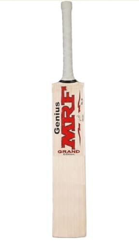 DDSCRICKET Genius Grand Edition Kashmir Willow Cricket Bat, Full Size, Lightweight, for Hard Tennis Ball 4