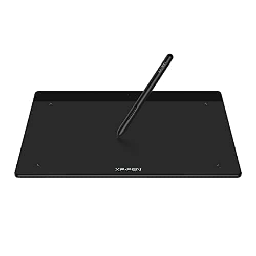 XPPen Deco Fun L 10x6 Inches Graphic Tablet, 8192 Pressure Levels, Battery-Free Stylus, Ideal for Online Teaching, Animation, VFX & Design Beginners, Supports Windows/Mac/Linux/Android - Black