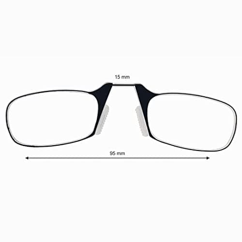 Klar Eye Quik Smartphone Reading Glasses With Scratch Resistant Blue Block Glasses For Adults, Electronic Device Users, Unisex, Blue, 3.5 Diopters 2