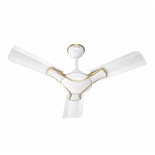 ACTIVA Corolla Pearl Ivory 900mm Ceiling Fan | 650 RPM High Speed | 36 Inch Sweep | Anti-Dust Coating | BEE & BIS Approved | 2-Year Warranty