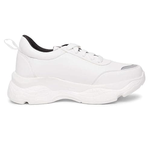 Longwalk Women and Girls Sneakers (6 UK/India 39 Euro) White 5