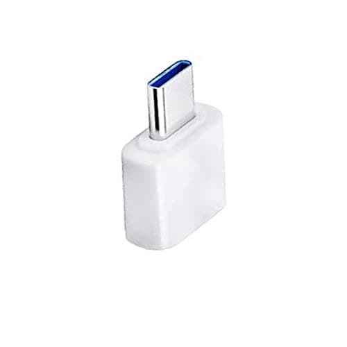 SYGA 2 Pcs USB 3.0 Type-C to USB OTG Adapter Cable Charger for Phone Charging for Data Transmission - White 2