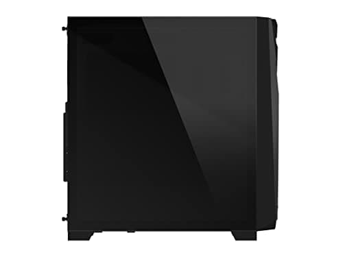 GIGABYTE C301 Glass - Black Mid Tower PC Gaming Case, Tempered Glass, USB Type-C, 4X ARBG Fans Included (GB-C301G) 4