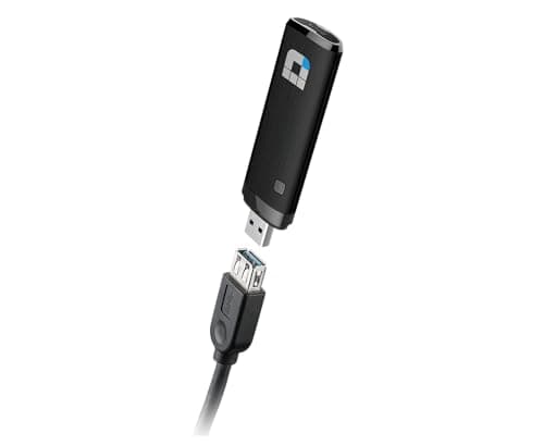 D-Link DWA-182 Wireless AC1200 Dual Band USB 3.0 Adapter, Black 5