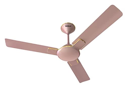 Havells Enticer Premium Design 1200 mm Ceiling Fan| High Air Delivery| Hi Speed| Wider Blades| 100% Copper Winding Motor| Metallic Finish for Living & Bedroom Interiors| Dust Resistant (Rose Gold)