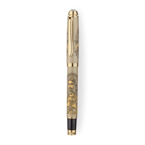CUSTOMISED INDIA Jesus Christ Etched Premium Metal Pen | The Eternal Faith Edition | Inspirational Christian Writing Pen | Elegant Gift for Men, Women, Teachers & Professionals 3